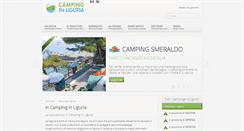 Desktop Screenshot of liguriacampings.com